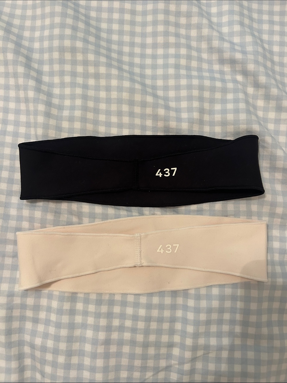 437 Headbands - Black and Cream never worn